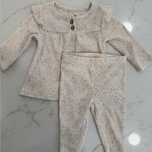 Carter's Speckled Cream Baby Set